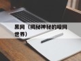 黑网（揭秘神秘的暗网世界）