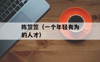 陈笠笠（一个年轻有为的人才）