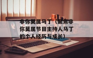 非你莫属马丁（聚焦非你莫属节目主持人马丁的个人经历与成长）
