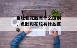 鱼肚和花胶有什么区别，鱼肚和花胶有什么区别