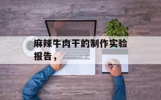 麻辣牛肉干的制作实验报告，