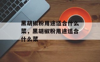 黑胡椒粉用途适合什么菜，黑胡椒粉用途适合什么菜