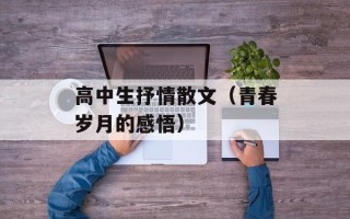 高中生抒情散文（青春岁月的感悟）