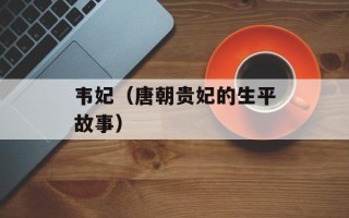 韦妃（唐朝贵妃的生平故事）