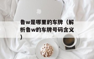鲁w是哪里的车牌（解析鲁w的车牌号码含义）