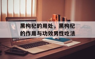 黑枸杞的用处，黑枸杞的作用与功效男性吃法