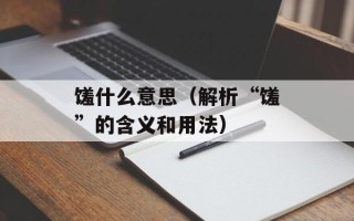 馐什么意思（解析“馐”的含义和用法）