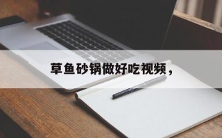 草鱼砂锅做好吃视频，