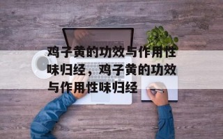鸡子黄的功效与作用性味归经，鸡子黄的功效与作用性味归经
