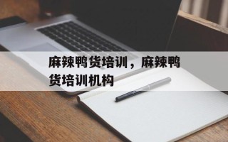 麻辣鸭货培训，麻辣鸭货培训机构