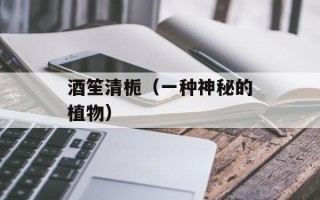 酒笙清栀（一种神秘的植物）