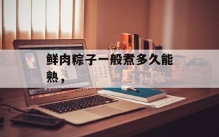 鲜肉粽子一般煮多久能熟，