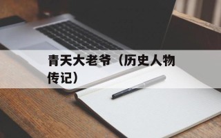 青天大老爷（历史人物传记）