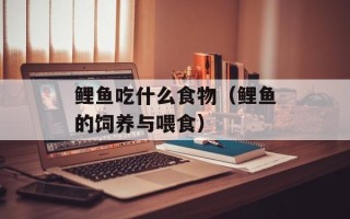 鲤鱼吃什么食物（鲤鱼的饲养与喂食）