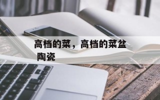 高档的菜，高档的菜盆 陶瓷