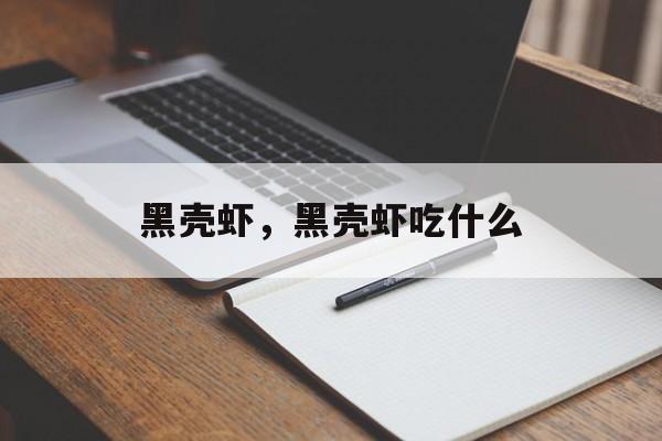 黑壳虾，黑壳虾吃什么-第1张图片-