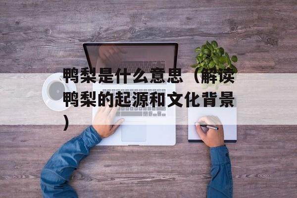 鸭梨是什么意思（解读鸭梨的起源和文化背景）-第1张图片-