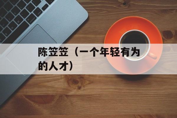 陈笠笠（一个年轻有为的人才）-第1张图片-