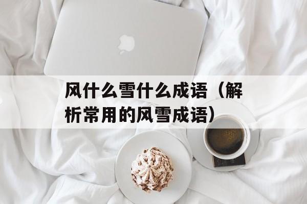风什么雪什么成语（解析常用的风雪成语）-第1张图片-